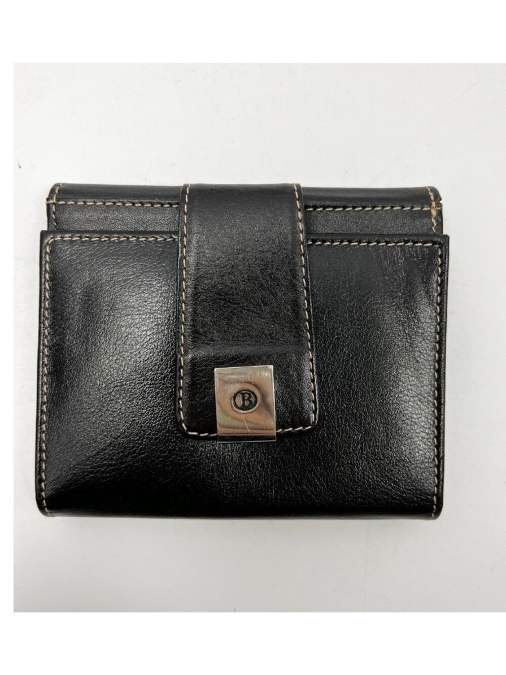 Bersa11 Black Leather Vintage Men's Wallet